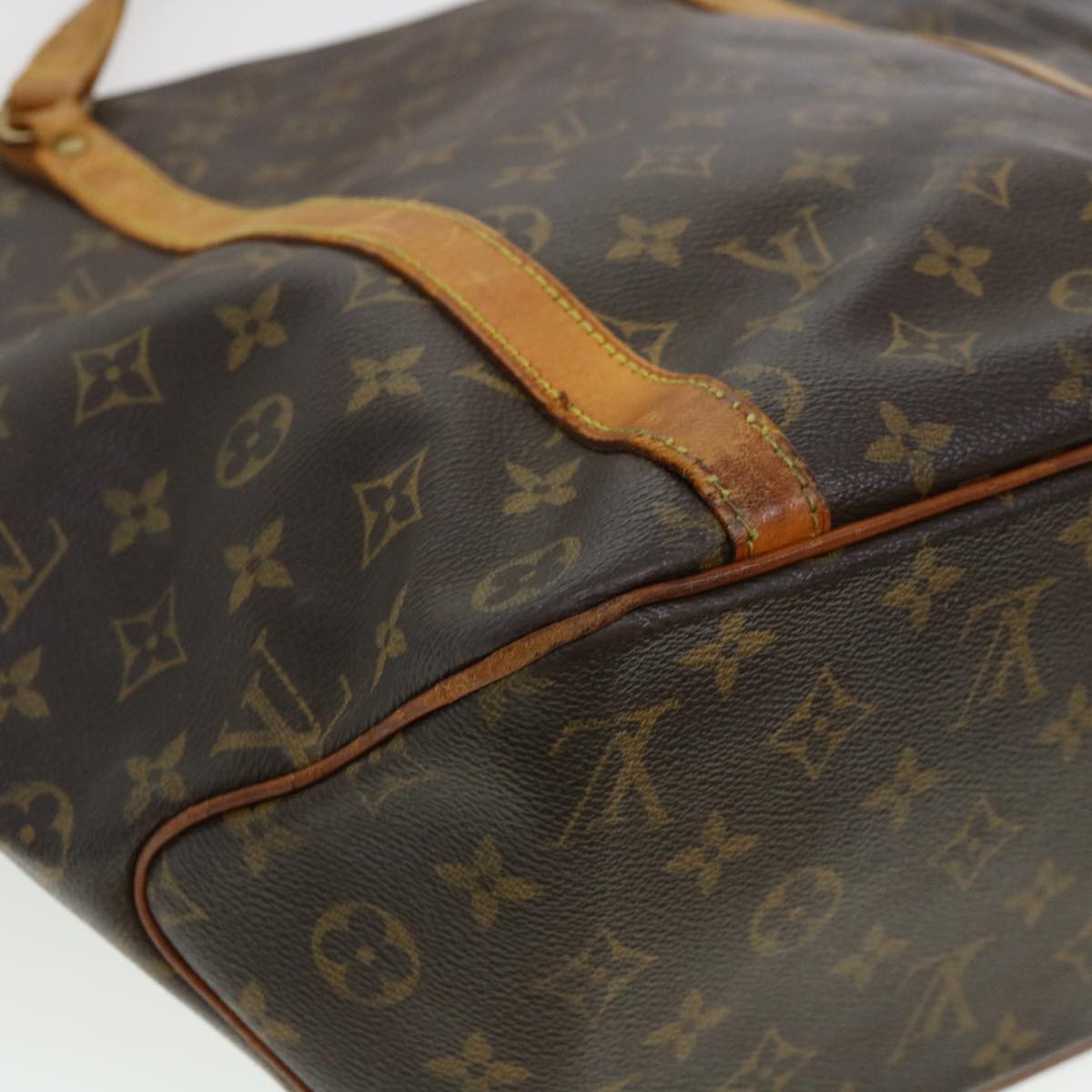 LOUIS VUITTON Monogram Sac Shopping Tote Bag M51108 LV Auth 40906