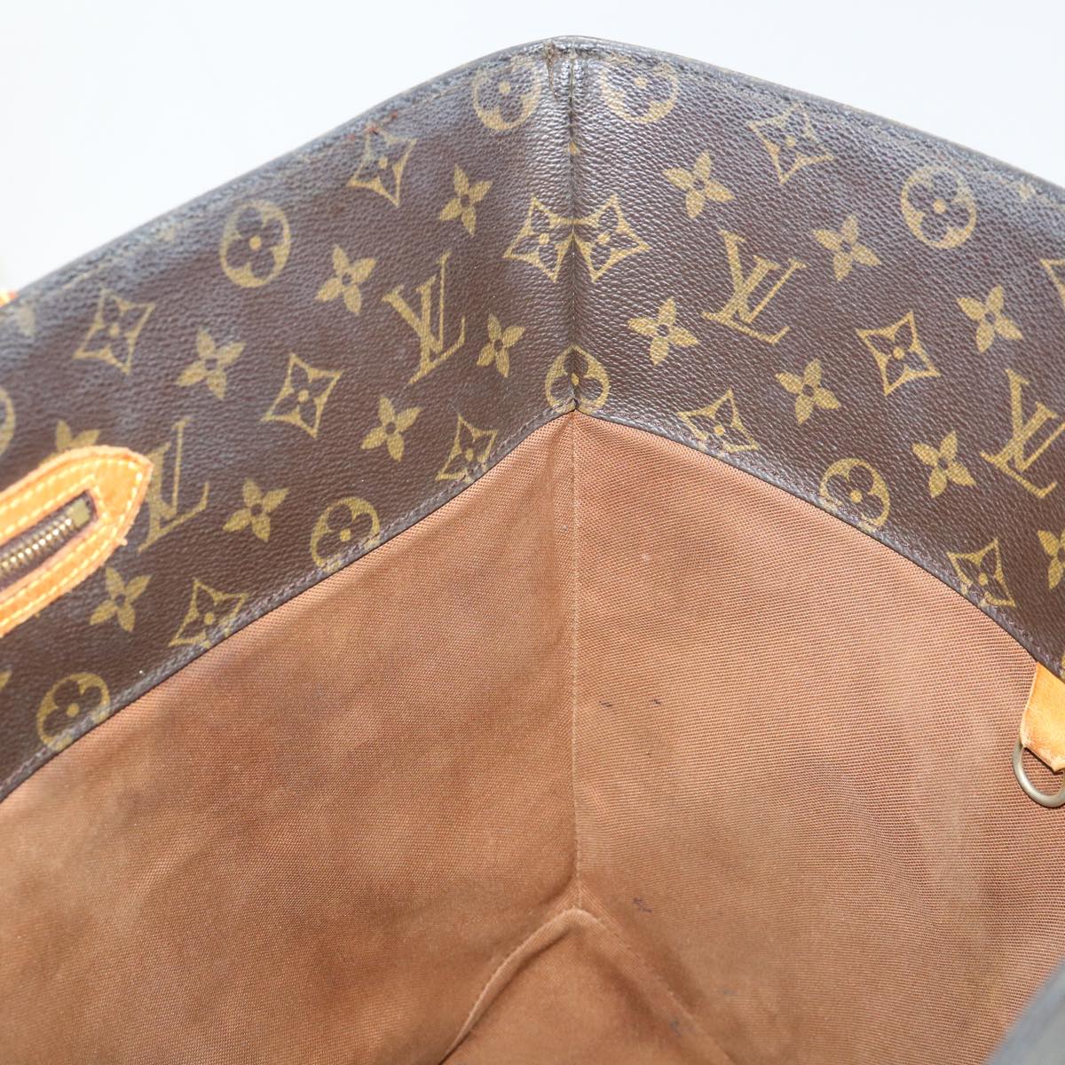 LOUIS VUITTON Monogram Sac Shopping Tote Bag M51108 LV Auth 40906