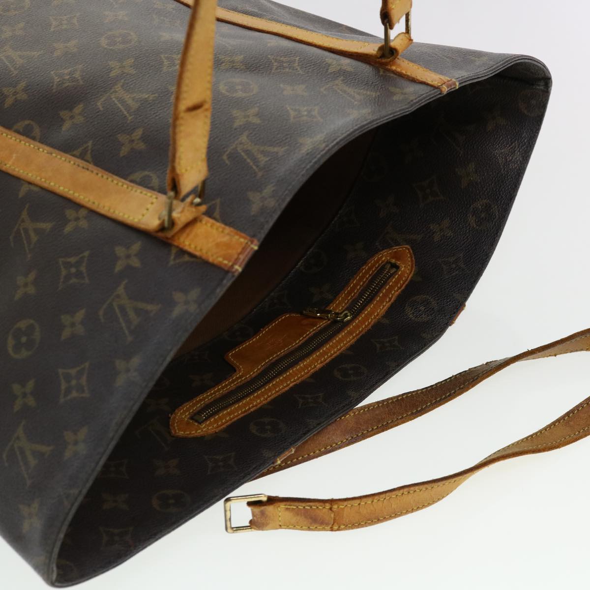 LOUIS VUITTON Monogram Sac Shopping Tote Bag M51108 LV Auth 40906