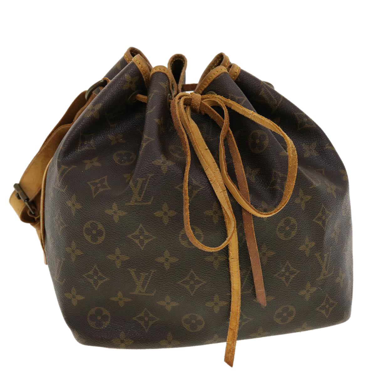 LOUIS VUITTON Monogram Petit Noe Shoulder Bag M42226 LV Auth 40920