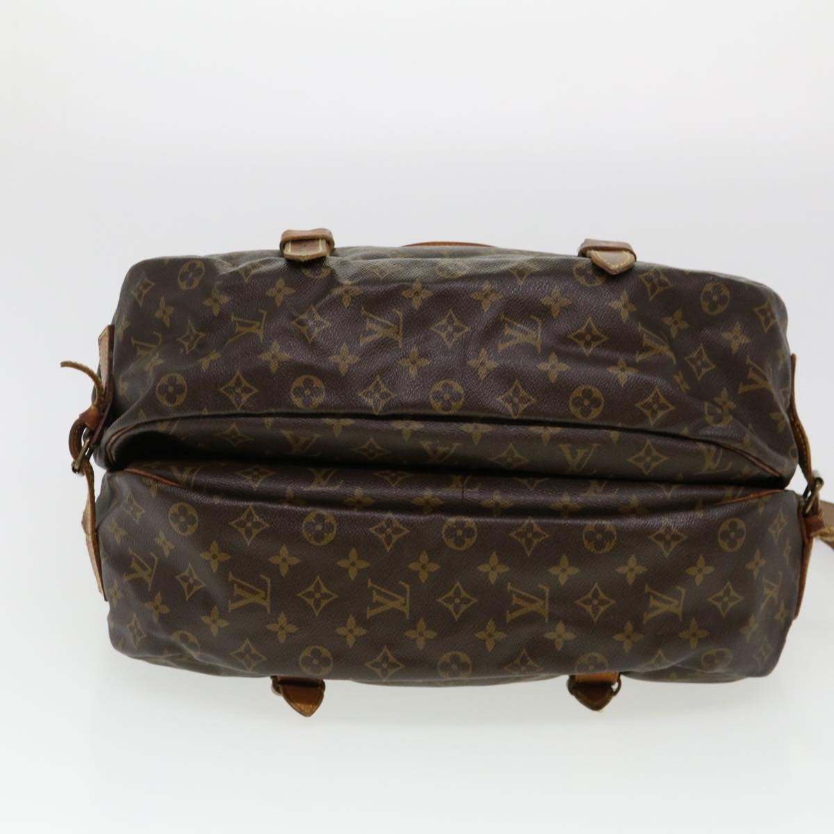 LOUIS VUITTON Monogram Saumur 43 Shoulder Bag M42252 LV Auth 40921