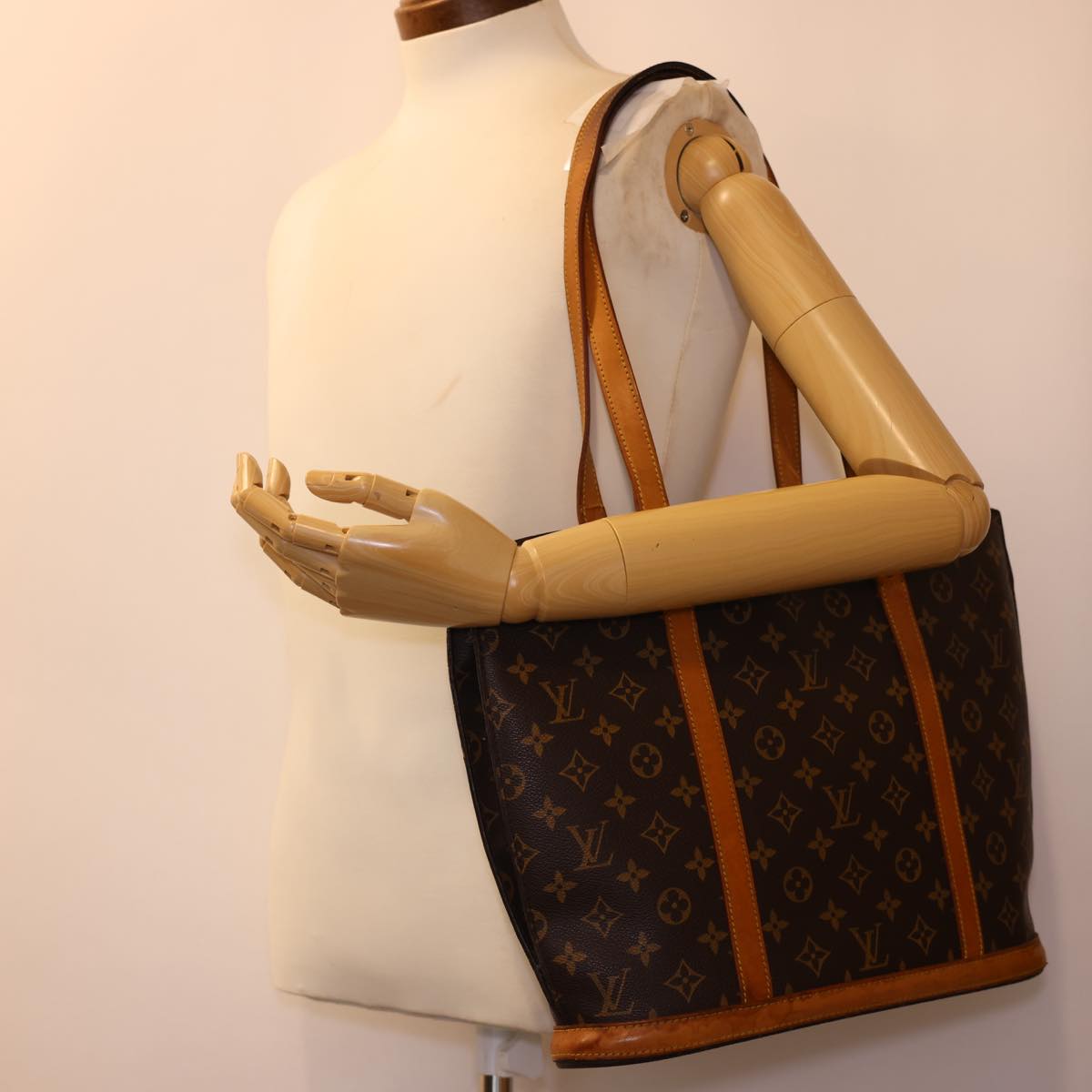 LOUIS VUITTON Monogram Babylone Tote Bag M51102 LV Auth 40925