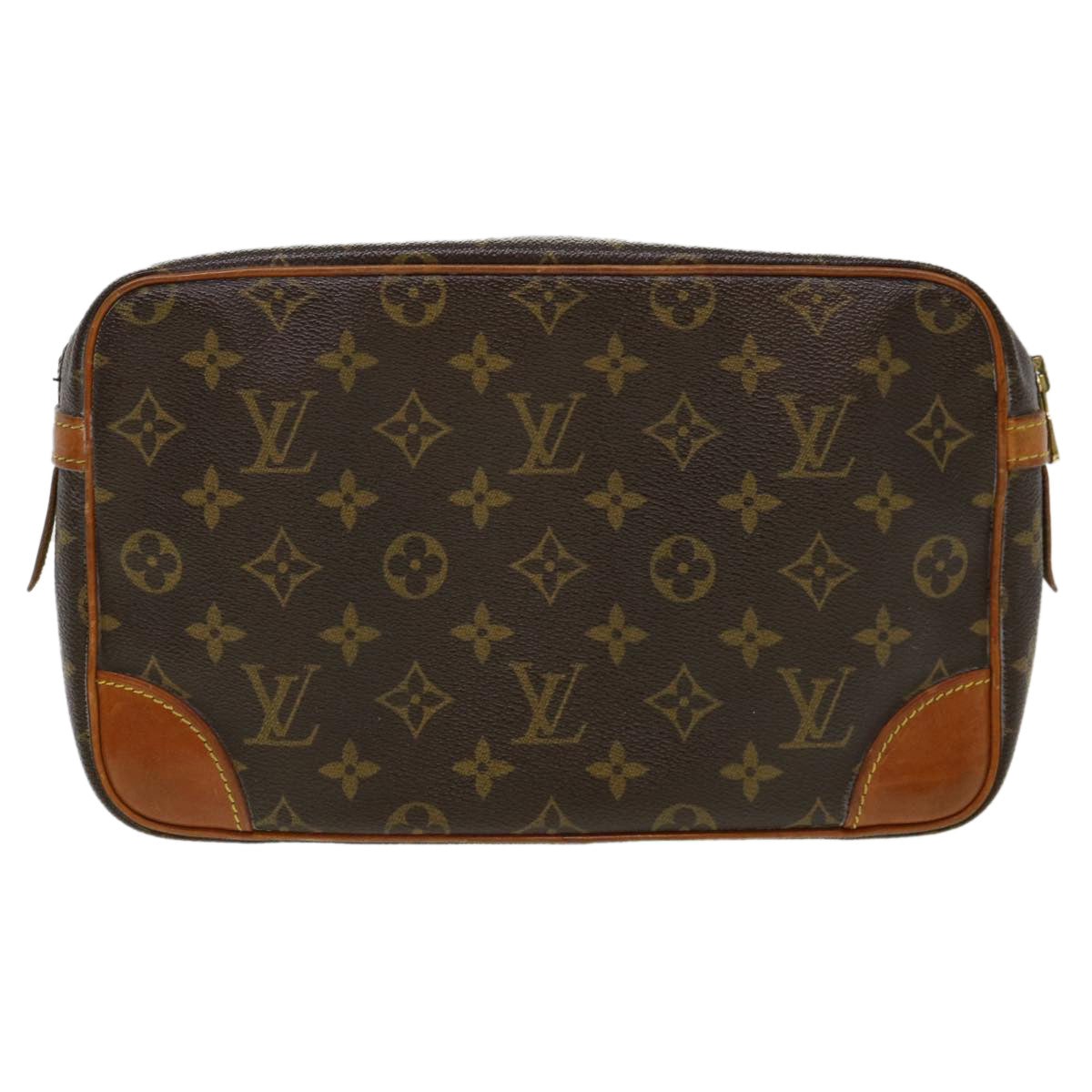 LOUIS VUITTON Monogram Compiegne 28 Clutch Bag M51845 LV Auth 40932 - 0