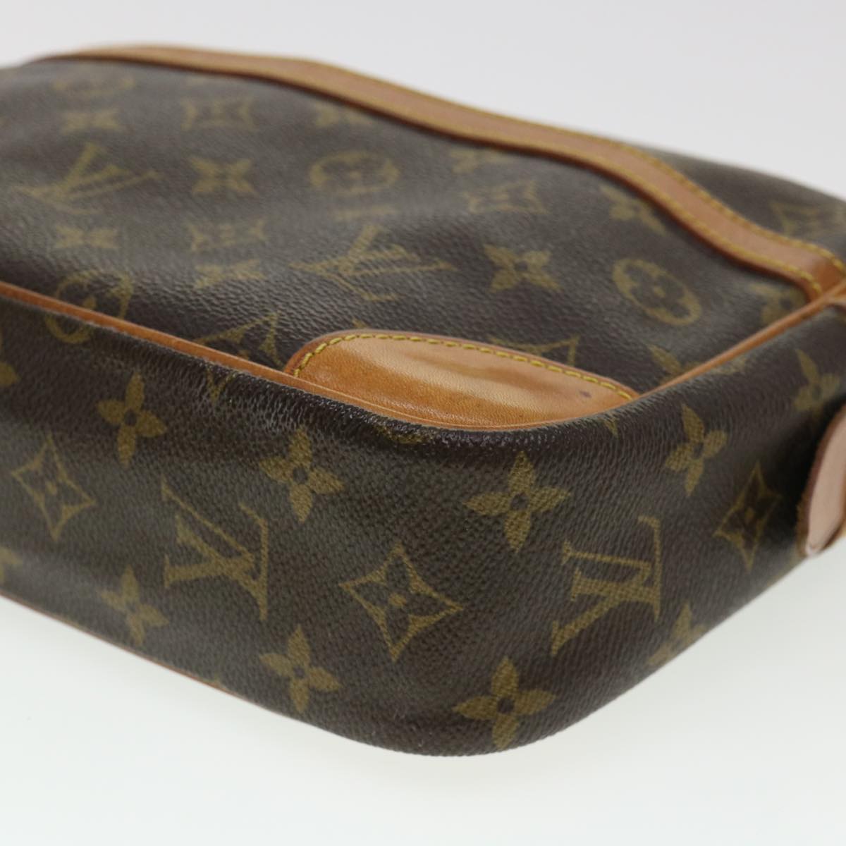 LOUIS VUITTON Monogram Compiegne 28 Clutch Bag M51845 LV Auth 40932