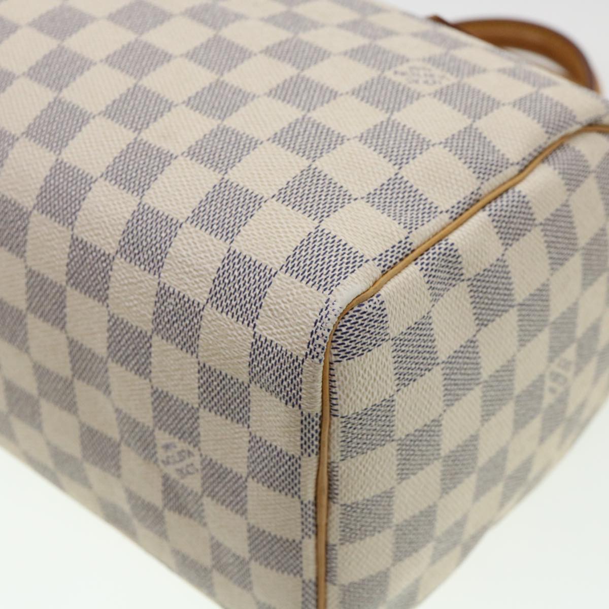 LOUIS VUITTON Damier Azur Speedy 25 Hand Bag N41534 LV Auth 40939