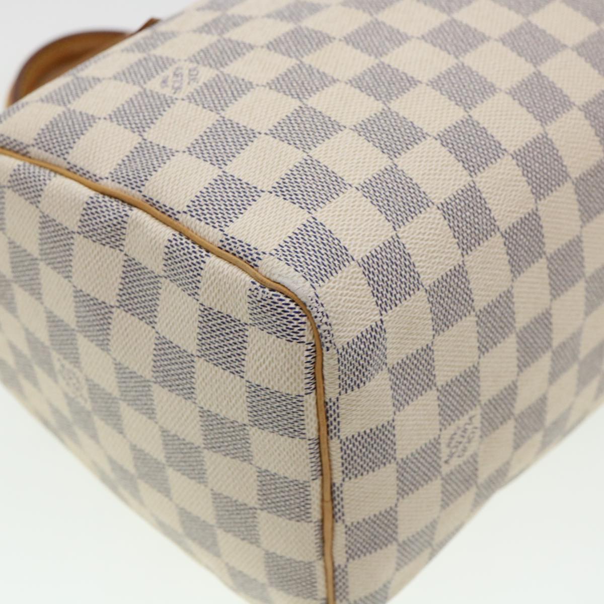 LOUIS VUITTON Damier Azur Speedy 25 Hand Bag N41534 LV Auth 40939