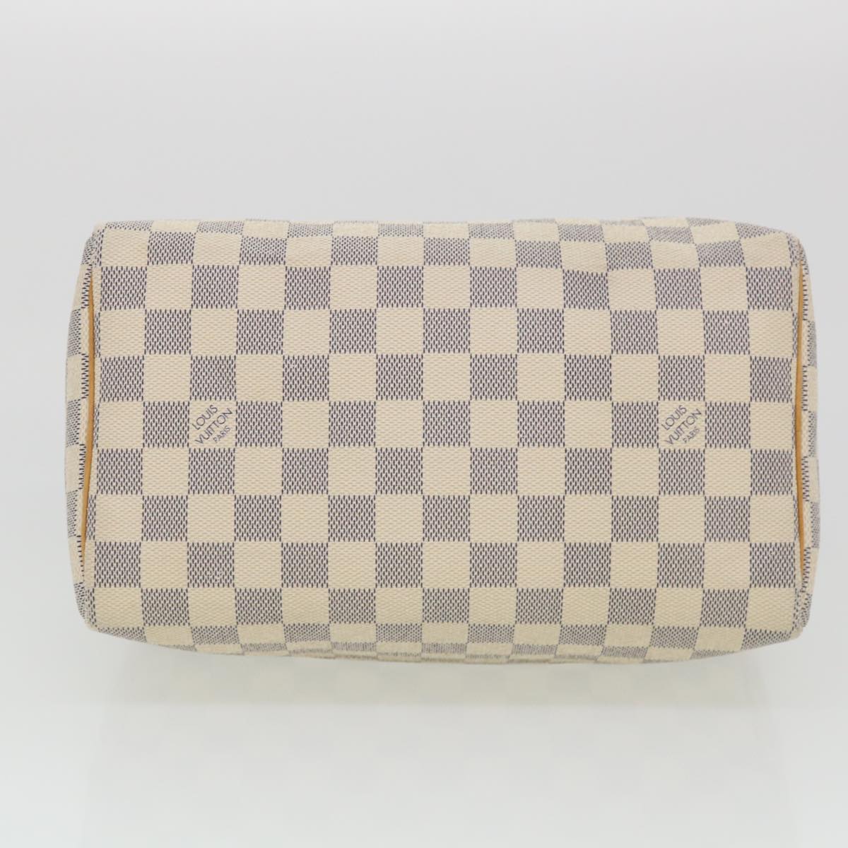 LOUIS VUITTON Damier Azur Speedy 25 Hand Bag N41534 LV Auth 40939