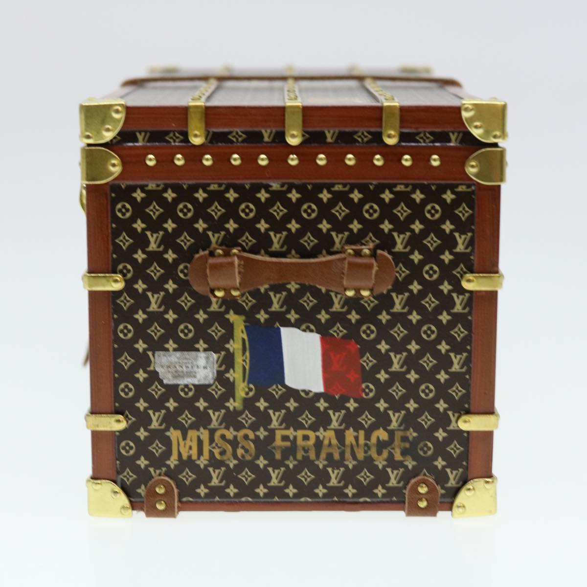 LOUIS VUITTON Miss France Paper Weight 2010 Brown M99408 LV Auth 40979A