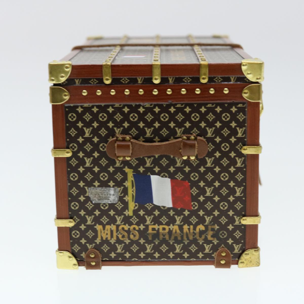 LOUIS VUITTON Miss France Paper Weight 2010 Brown M99408 LV Auth 40979A