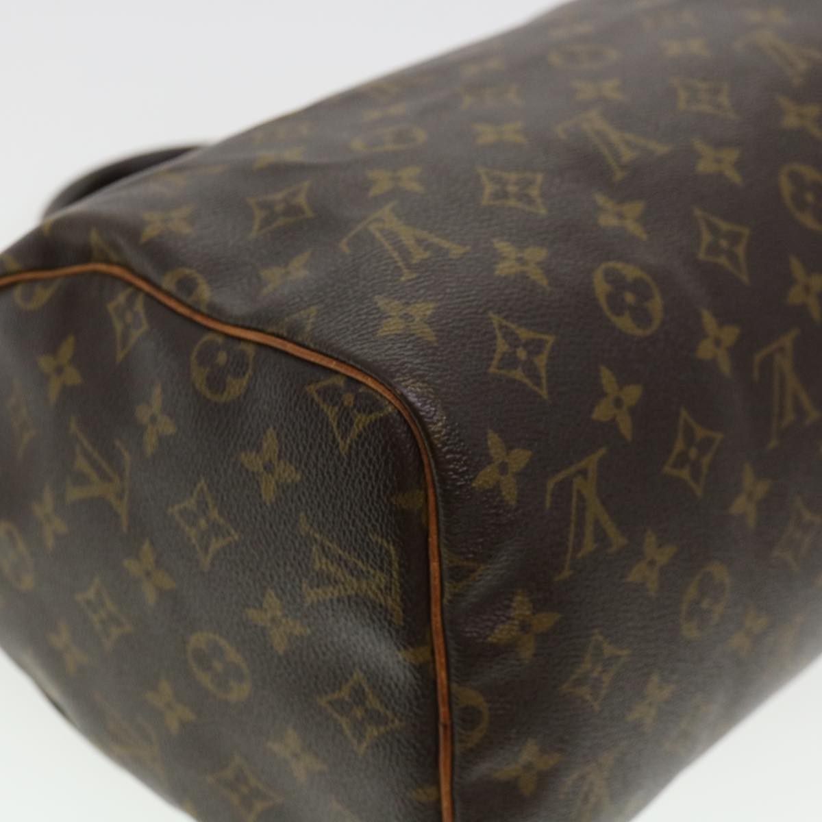 LOUIS VUITTON Monogram Speedy 30 Hand Bag M41526 LV Auth 41000