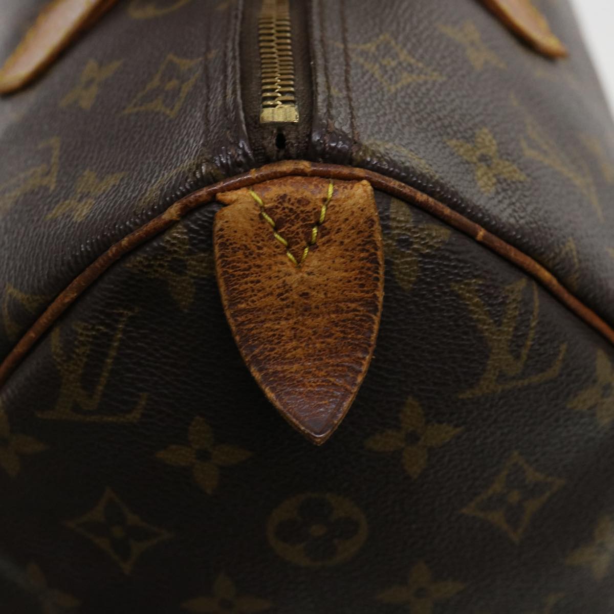 LOUIS VUITTON Monogram Speedy 30 Hand Bag M41526 LV Auth 41000