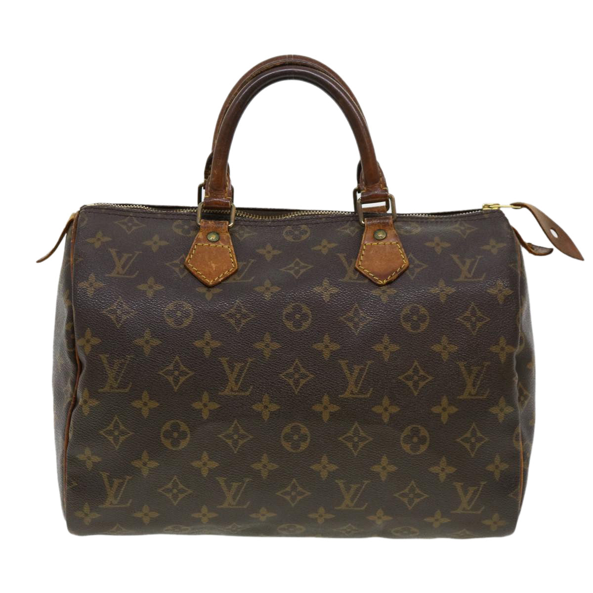 LOUIS VUITTON Monogram Speedy 30 Hand Bag M41526 LV Auth 41000