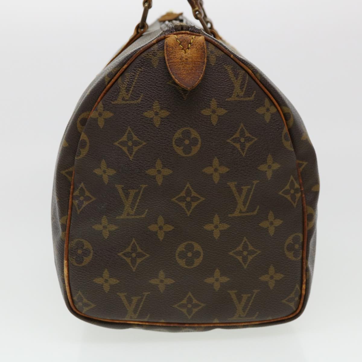 LOUIS VUITTON Monogram Speedy 30 Hand Bag M41526 LV Auth 41000