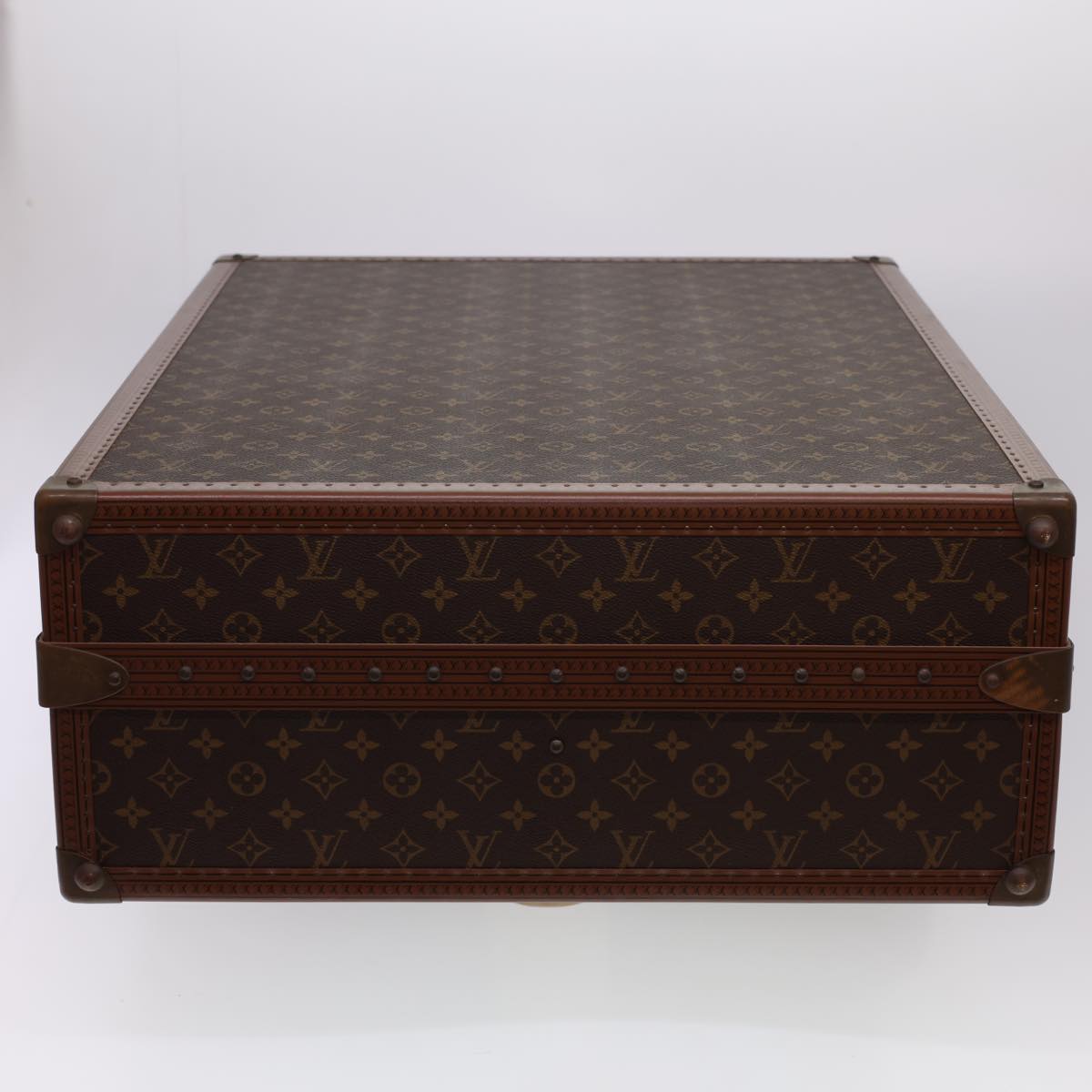 LOUIS VUITTON Monogram Taurillon Illusion Gemine Shoes Trunk M21626 Auth 41008A