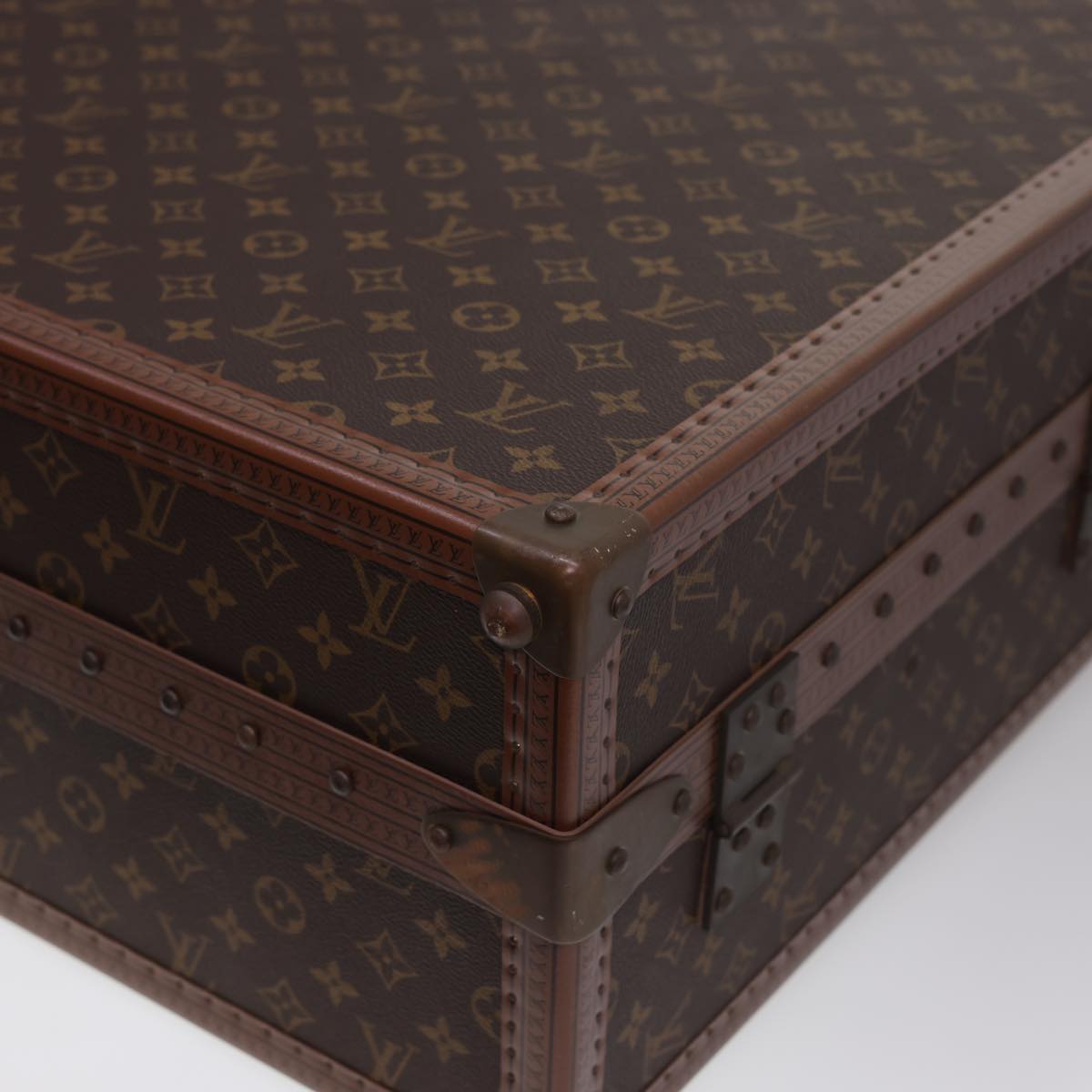 LOUIS VUITTON Monogram Taurillon Illusion Gemine Shoes Trunk M21626 Auth 41008A