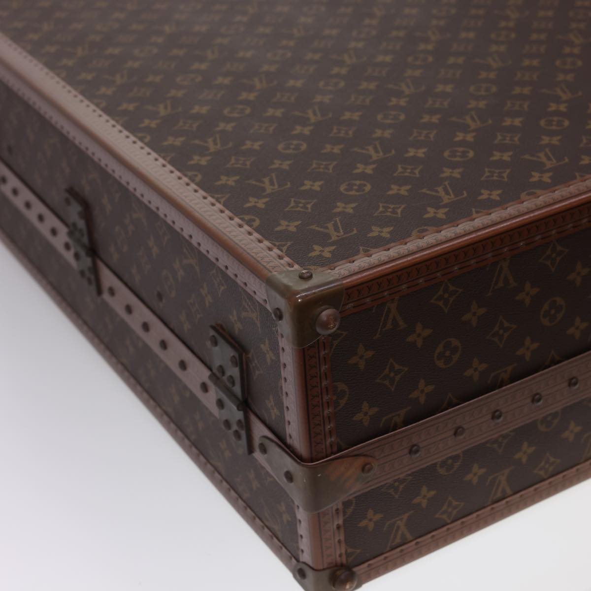 LOUIS VUITTON Monogram Taurillon Illusion Gemine Shoes Trunk M21626 Auth 41008A