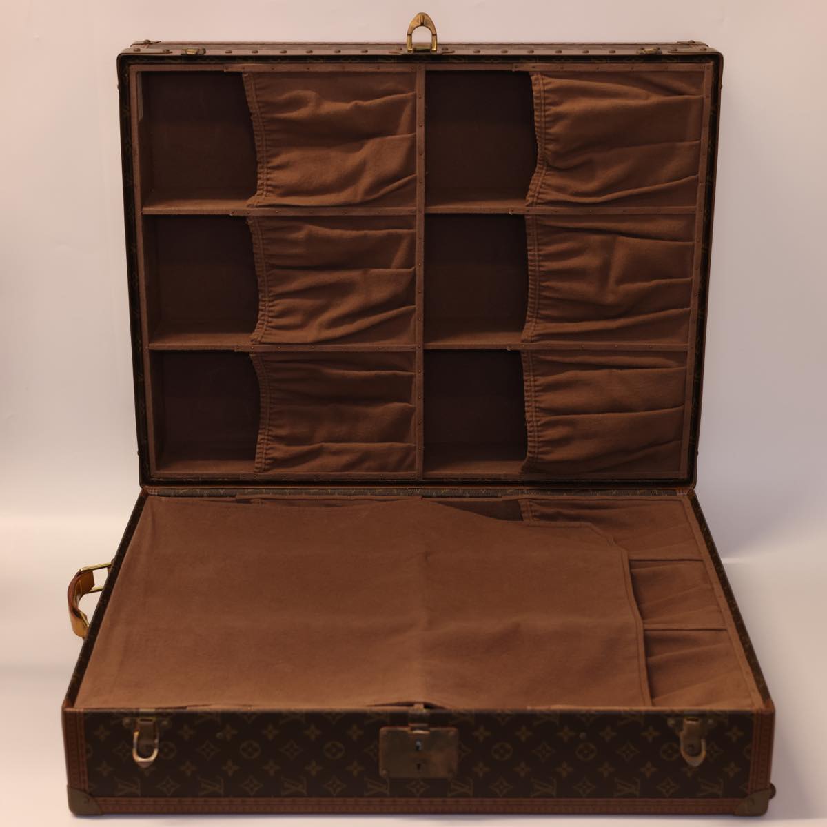 LOUIS VUITTON Monogram Taurillon Illusion Gemine Shoes Trunk M21626 Auth 41008A