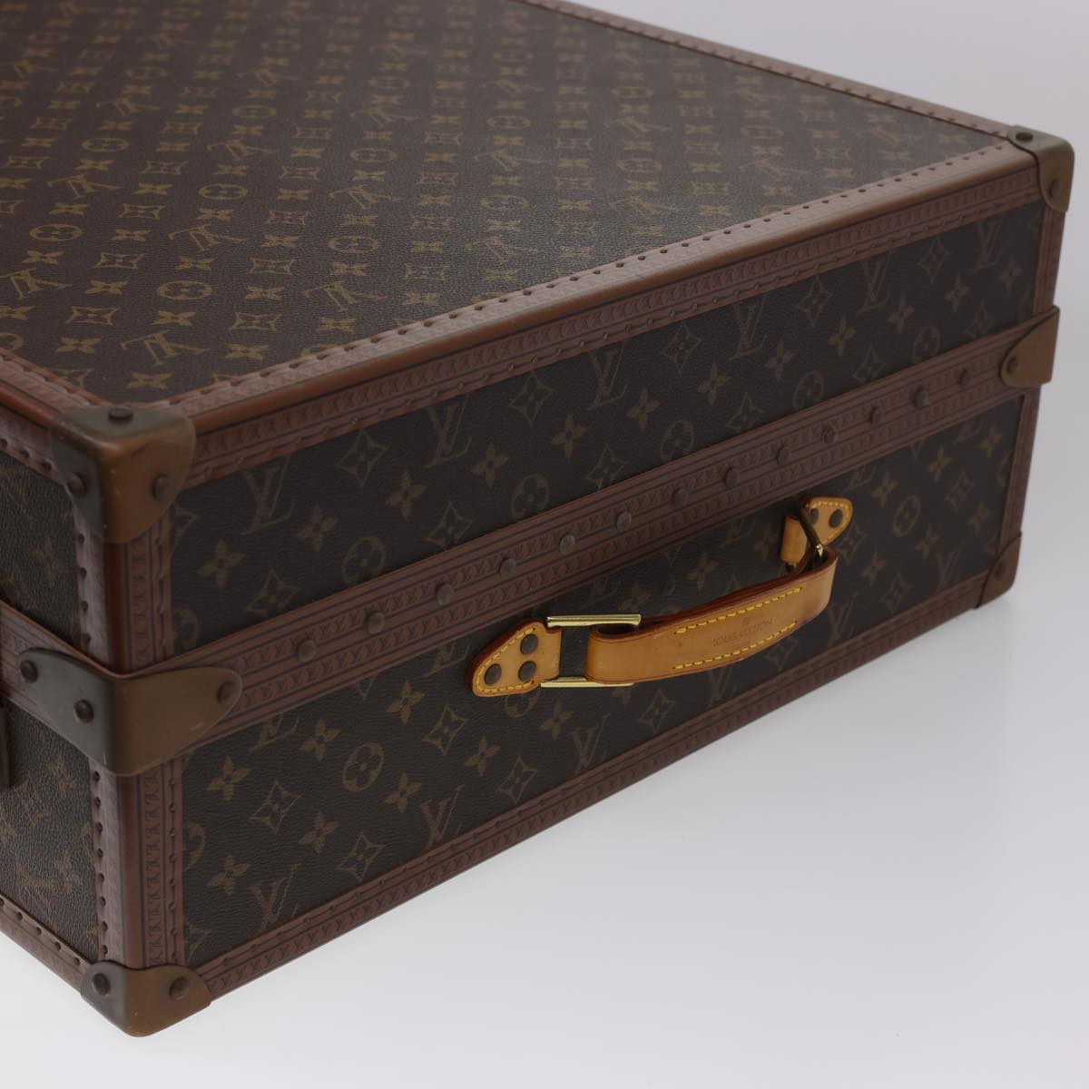 LOUIS VUITTON Monogram Taurillon Illusion Gemine Shoes Trunk M21626 Auth 41008A