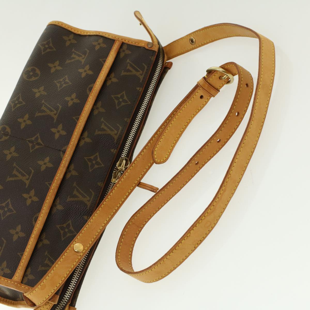 LOUIS VUITTON Monogram Popincourt Long Shoulder Bag M40008 LV Auth 41013