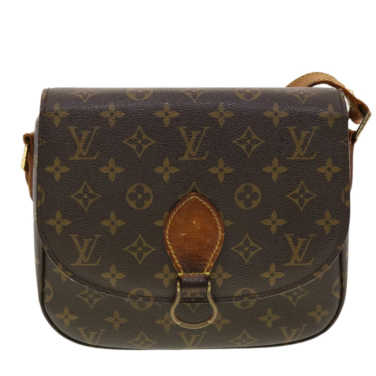 LOUIS VUITTON Monogram Saint Cloud GM Shoulder Bag M51242 LV Auth 41025