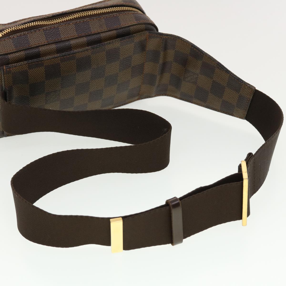 LOUIS VUITTON Damier Ebene Geronimos Shoulder Bag N51994 LV Auth 41027