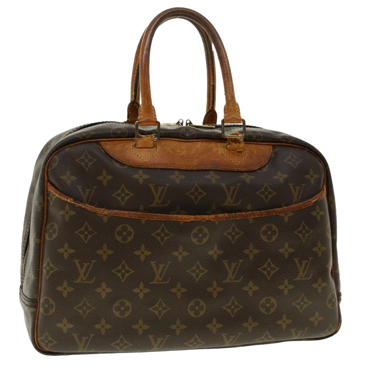 LOUIS VUITTON Monogram Deauville Hand Bag M47270 LV Auth 41032