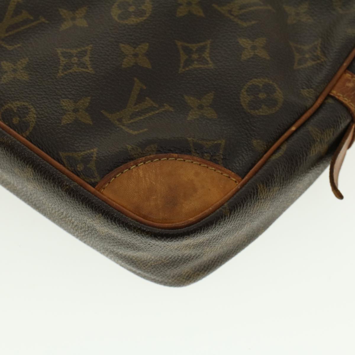 LOUIS VUITTON Monogram Compiegne 28 Clutch Bag M51845 LV Auth 41035