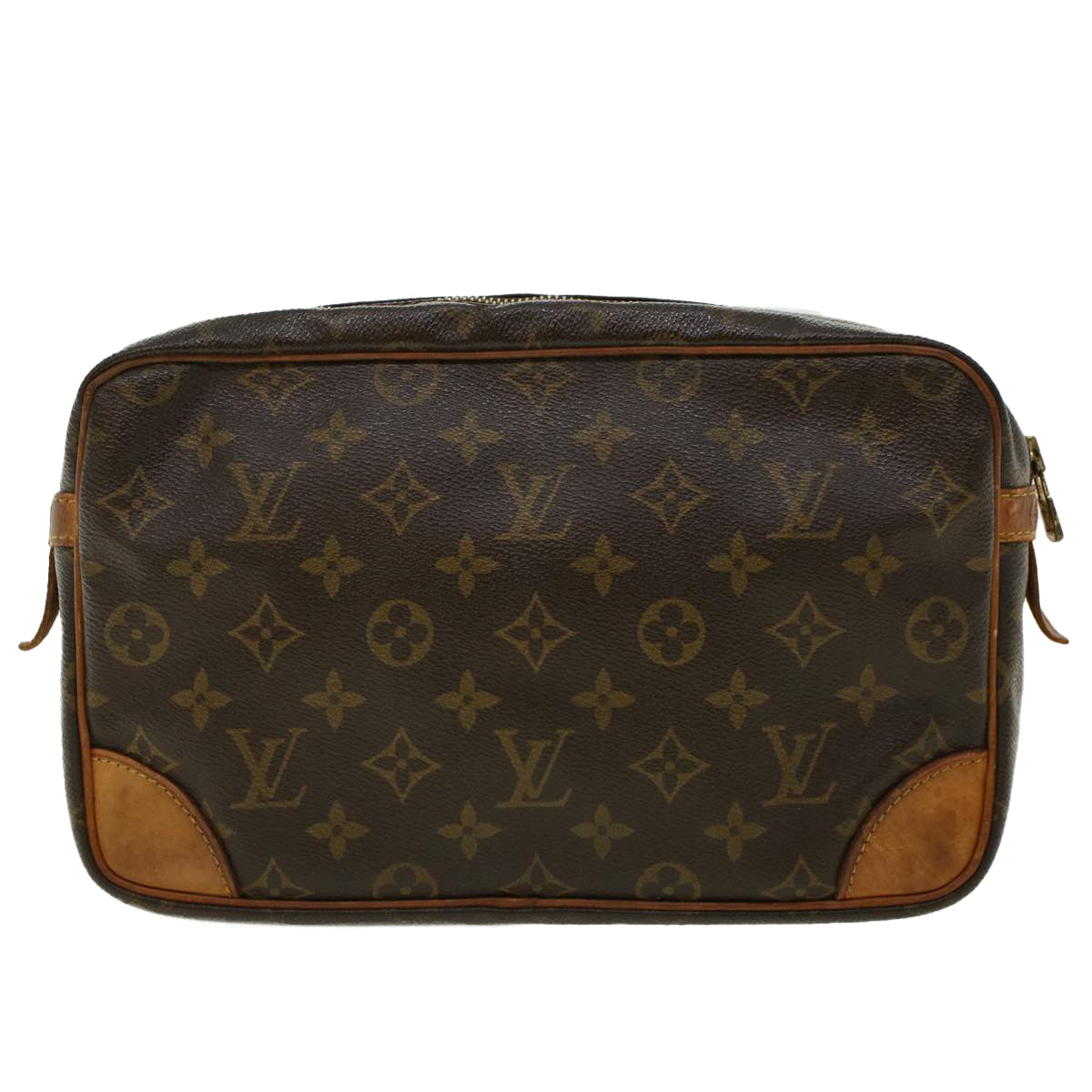 LOUIS VUITTON Monogram Compiegne 28 Clutch Bag M51845 LV Auth 41035 - 0