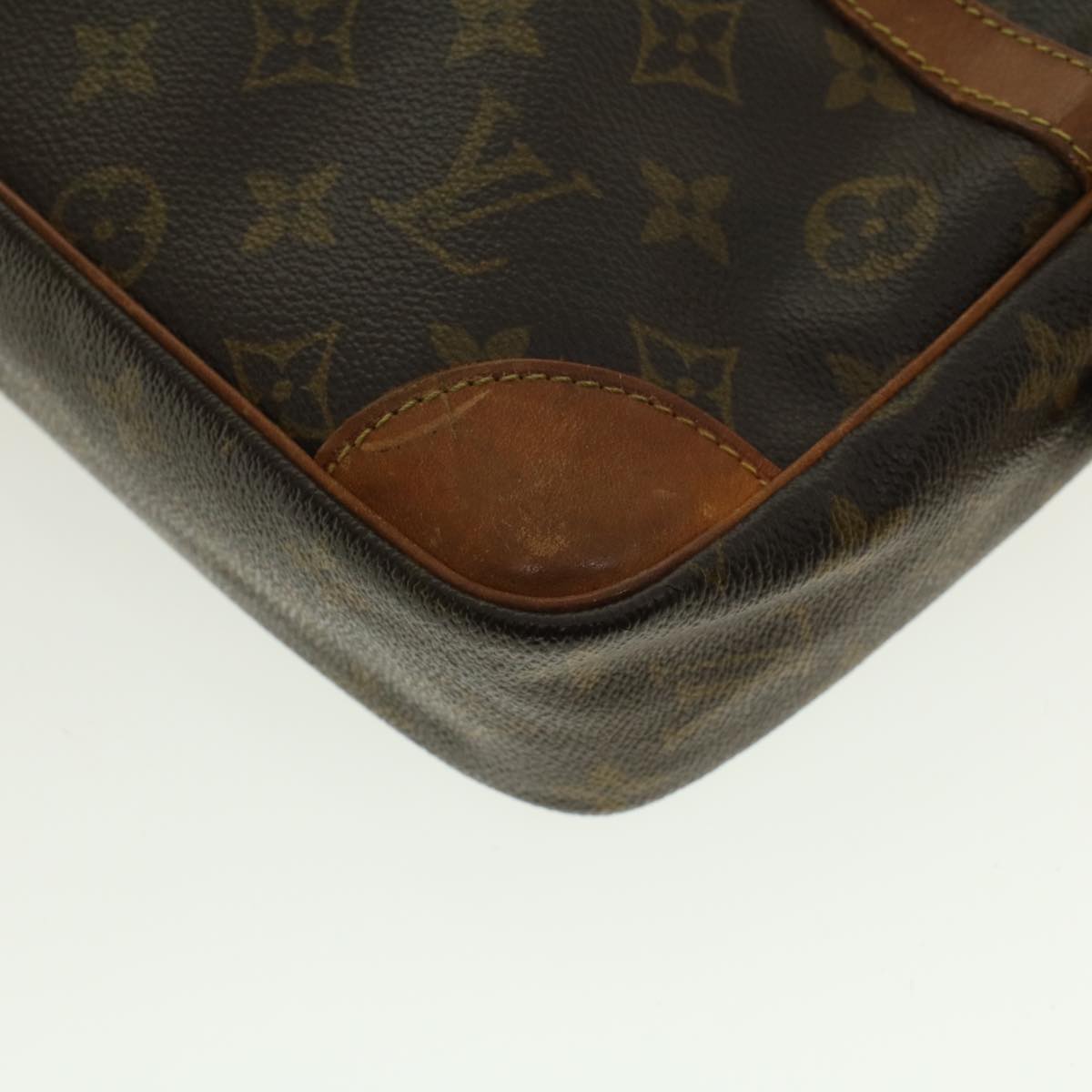 LOUIS VUITTON Monogram Compiegne 28 Clutch Bag M51845 LV Auth 41035