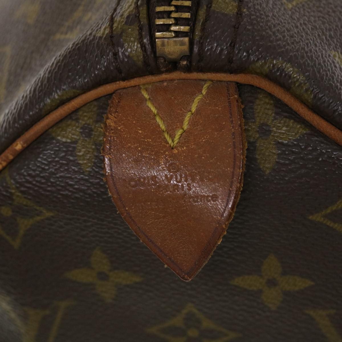 LOUIS VUITTON Monogram Speedy 30 Hand Bag M41526 LV Auth 41041