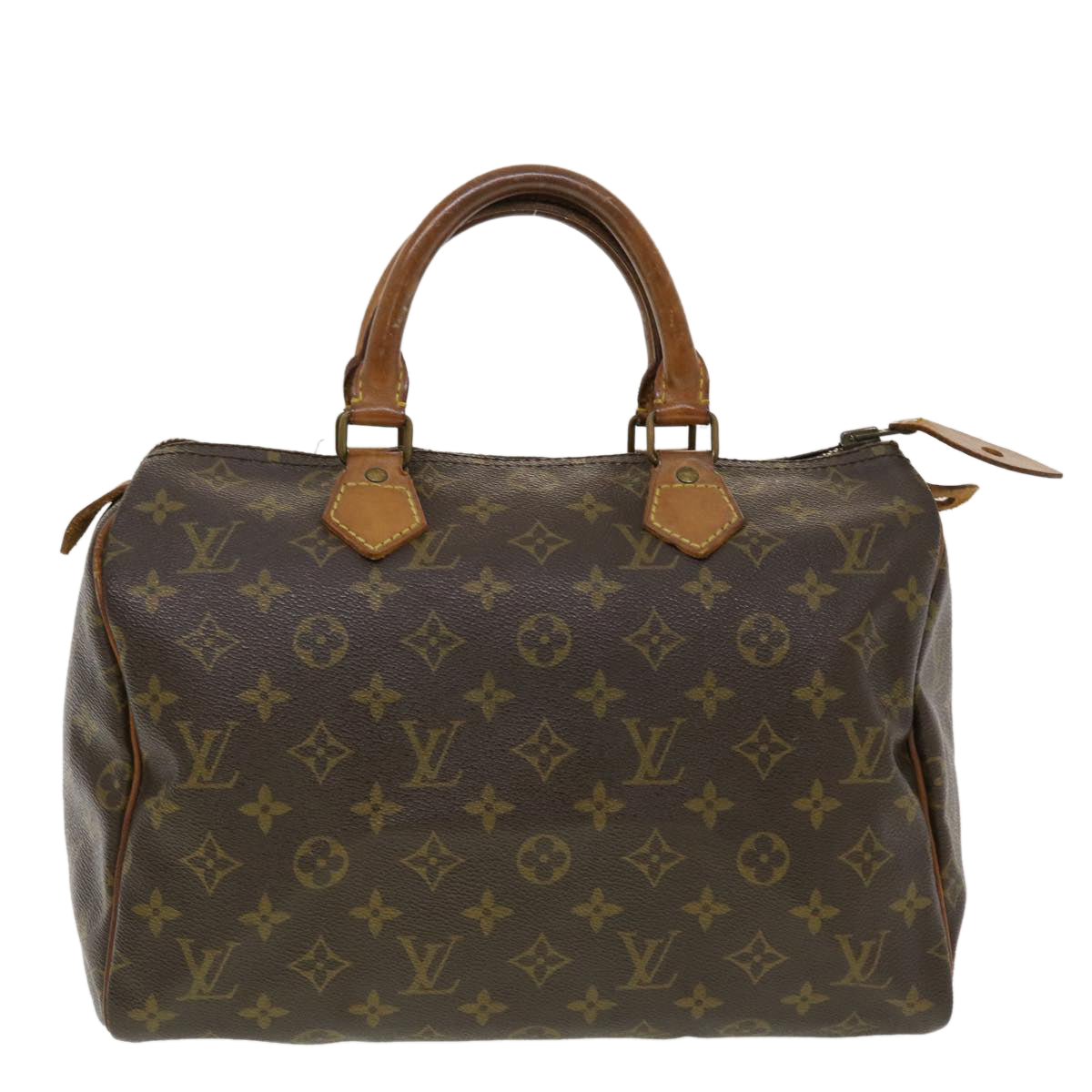 LOUIS VUITTON Monogram Speedy 30 Hand Bag M41526 LV Auth 41041