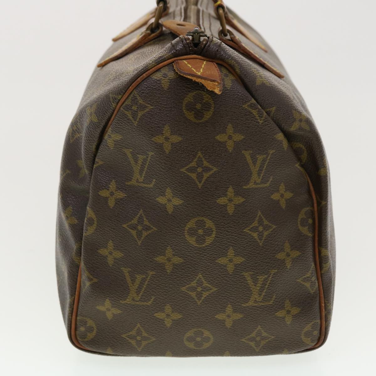 LOUIS VUITTON Monogram Speedy 30 Hand Bag M41526 LV Auth 41041