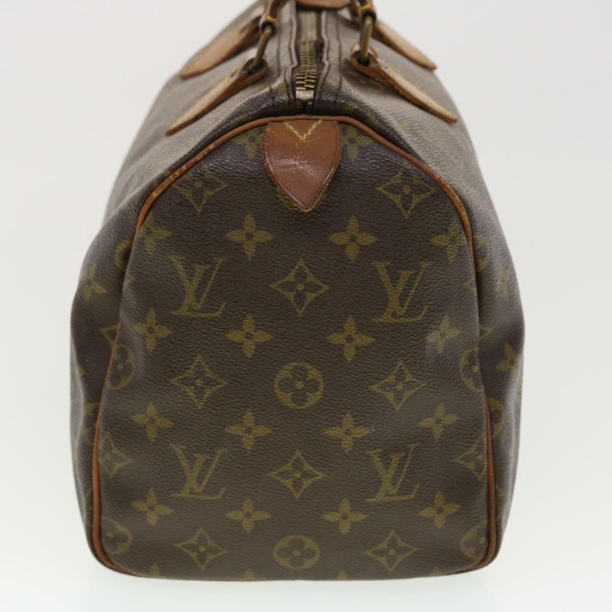 LOUIS VUITTON Monogram Speedy 30 Hand Bag M41526 LV Auth 41041