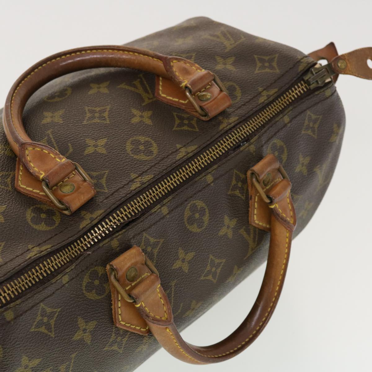 LOUIS VUITTON Monogram Speedy 30 Hand Bag M41526 LV Auth 41041