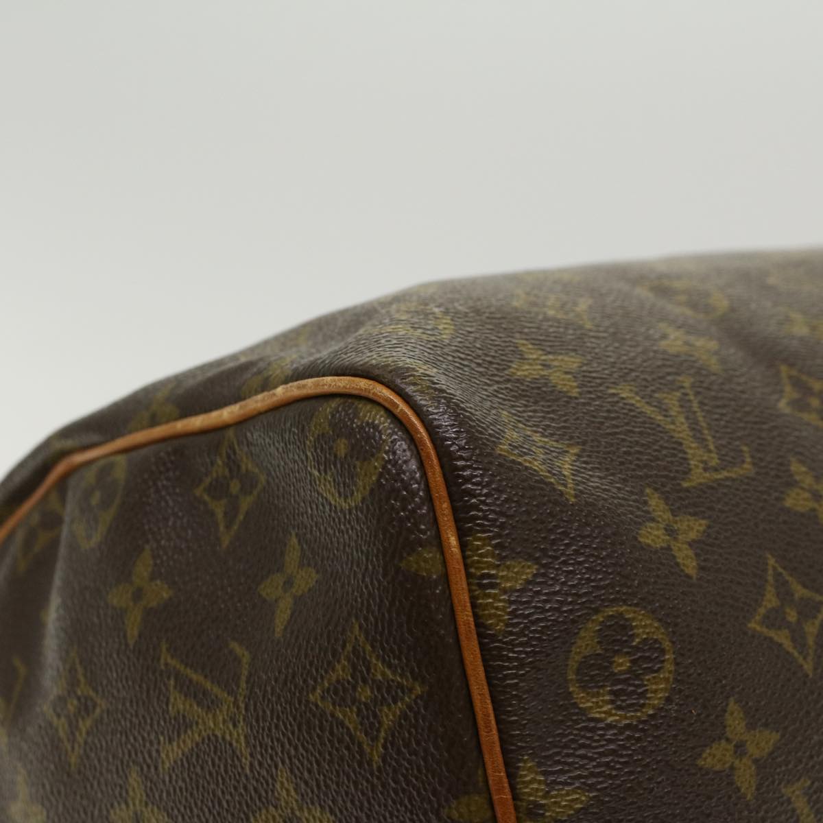 LOUIS VUITTON Monogram Speedy 35 Hand Bag M41524 LV Auth 41042