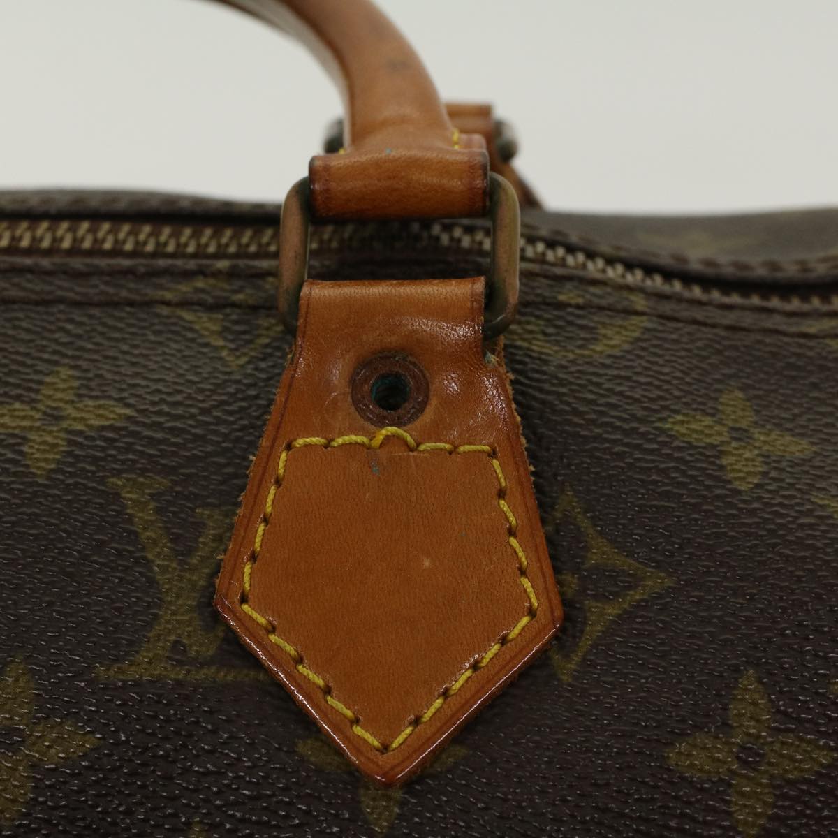 LOUIS VUITTON Monogram Speedy 35 Hand Bag M41524 LV Auth 41042