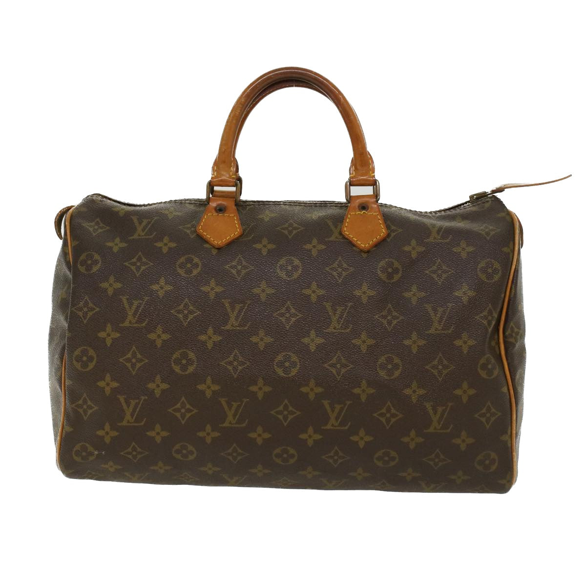 LOUIS VUITTON Monogram Speedy 35 Hand Bag M41524 LV Auth 41042