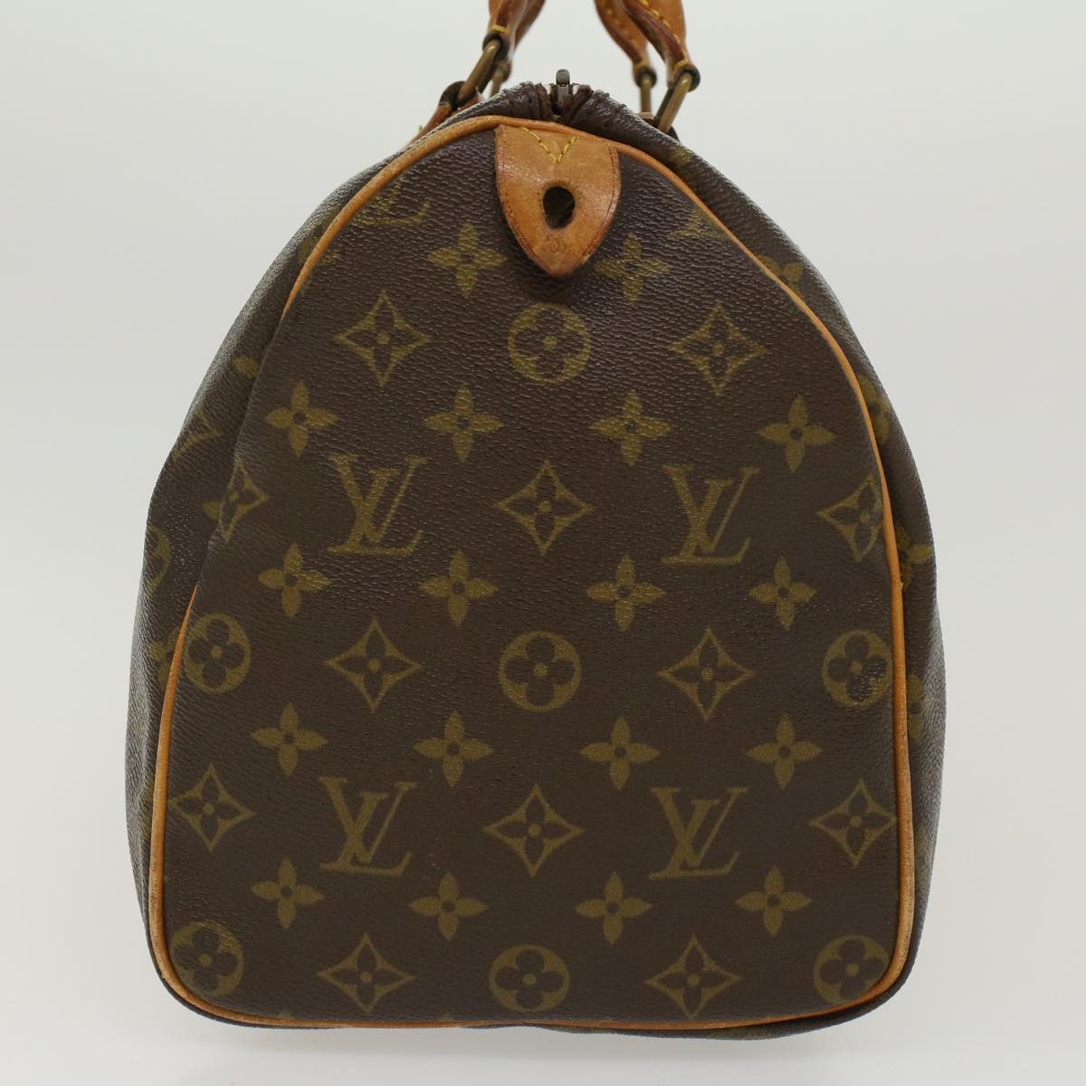 LOUIS VUITTON Monogram Speedy 35 Hand Bag M41524 LV Auth 41042