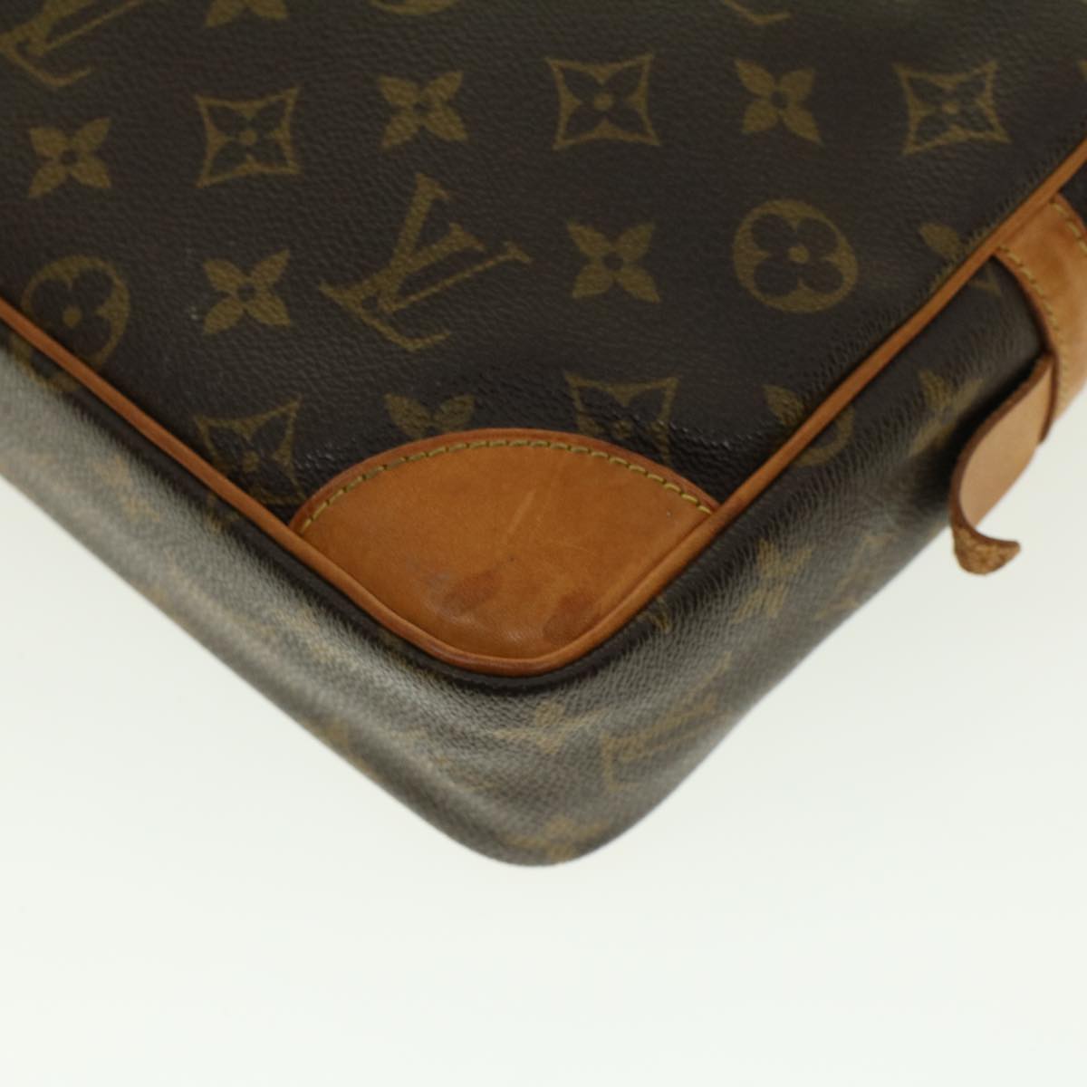 LOUIS VUITTON Monogram Compiegne 28 Clutch Bag M51845 LV Auth 41052