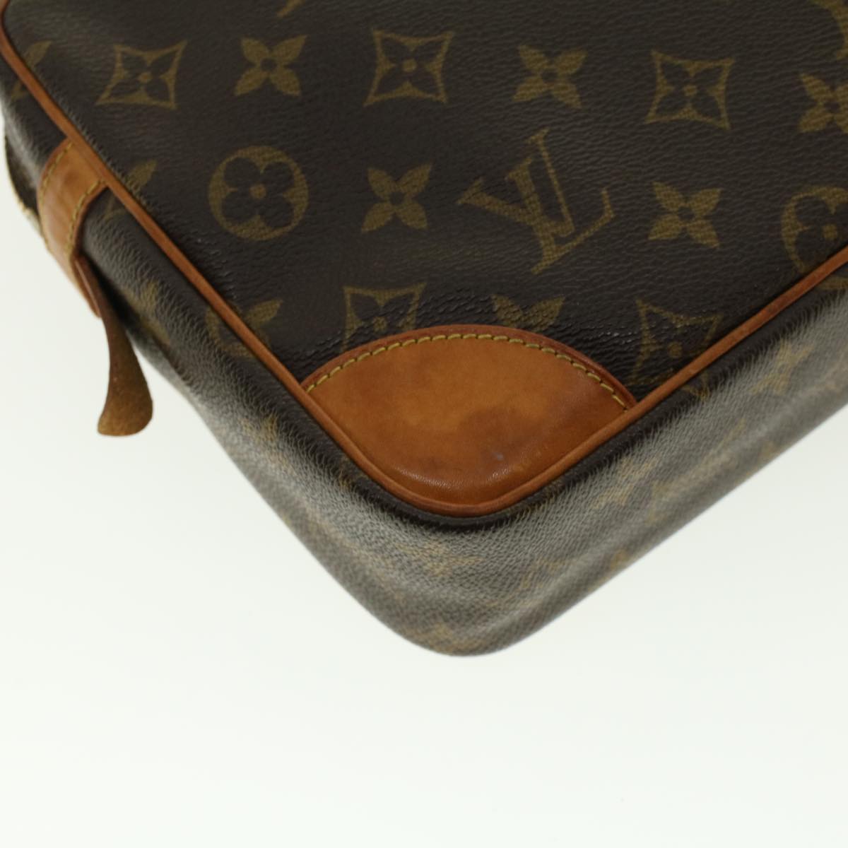 LOUIS VUITTON Monogram Compiegne 28 Clutch Bag M51845 LV Auth 41052