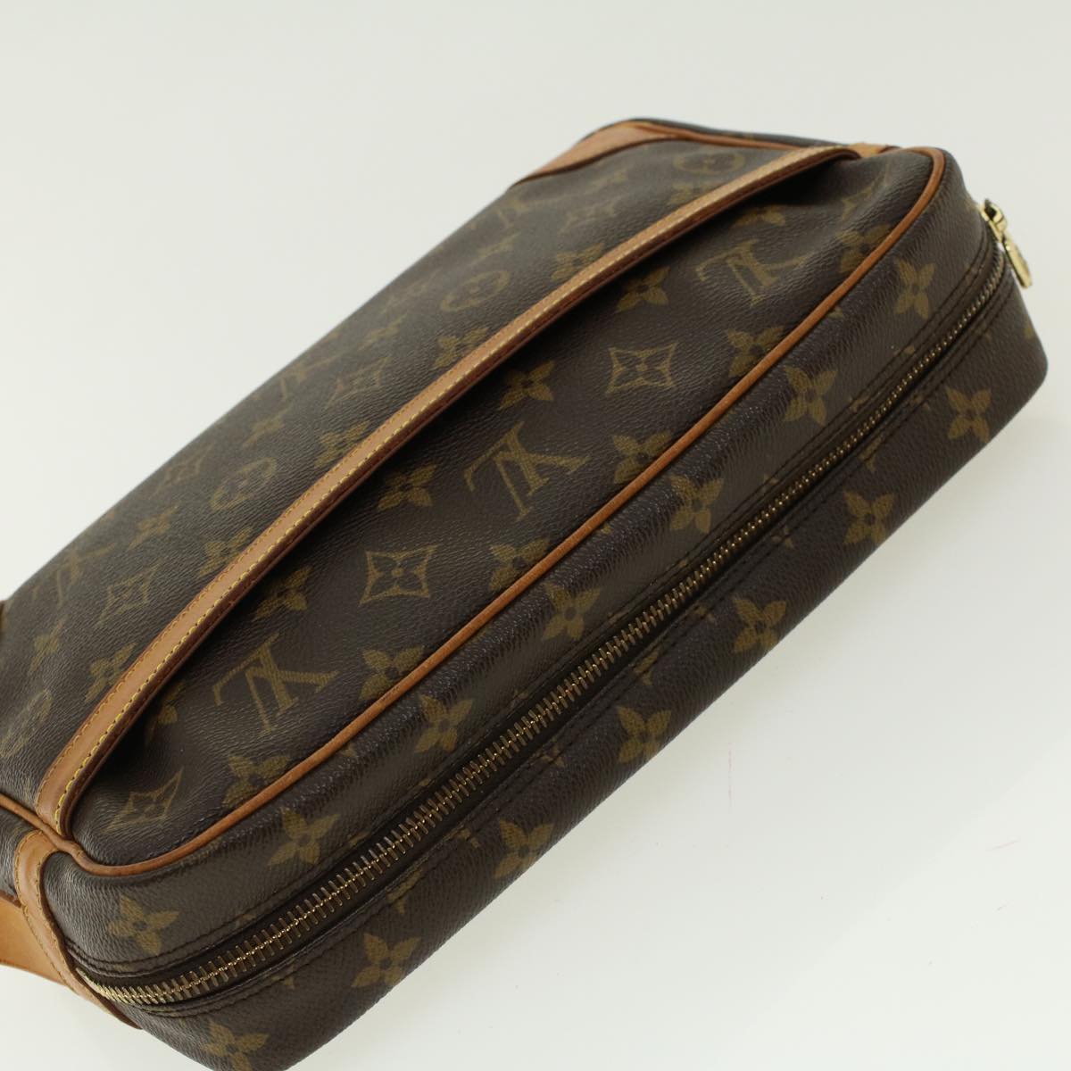 LOUIS VUITTON Monogram Compiegne 28 Clutch Bag M51845 LV Auth 41052