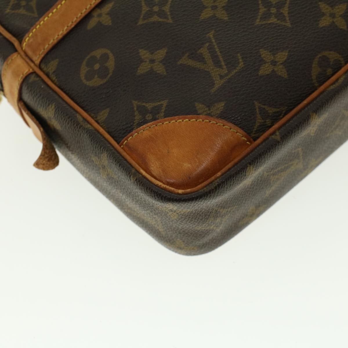 LOUIS VUITTON Monogram Compiegne 28 Clutch Bag M51845 LV Auth 41052