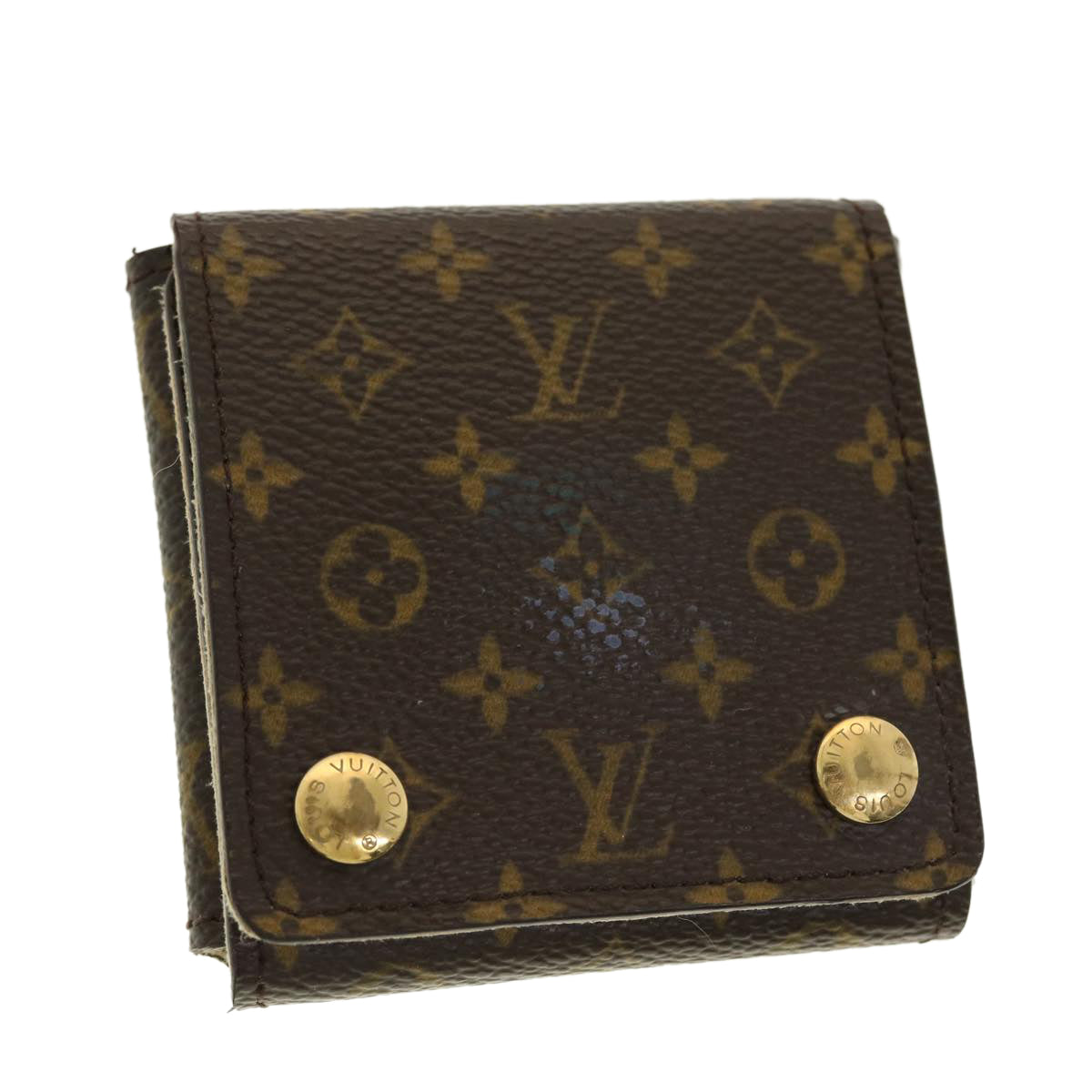 LOUIS VUITTON Monogram Jewelry Case Accessory Case LV Auth 41069