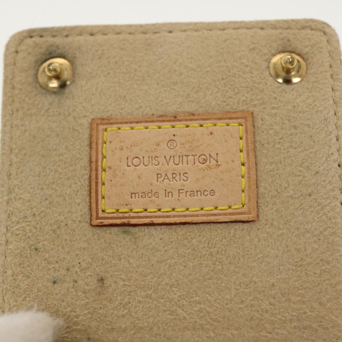 LOUIS VUITTON Monogram Jewelry Case Accessory Case LV Auth 41069