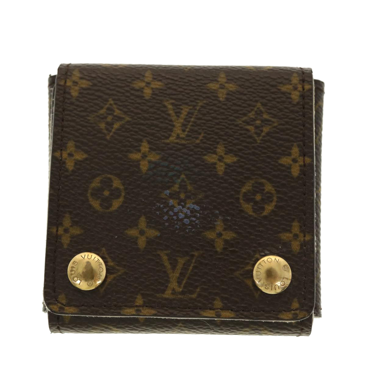 LOUIS VUITTON Monogram Jewelry Case Accessory Case LV Auth 41069