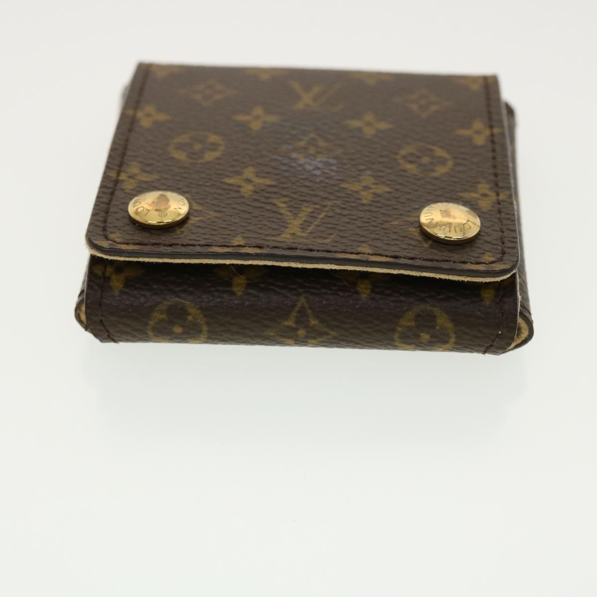 LOUIS VUITTON Monogram Jewelry Case Accessory Case LV Auth 41069