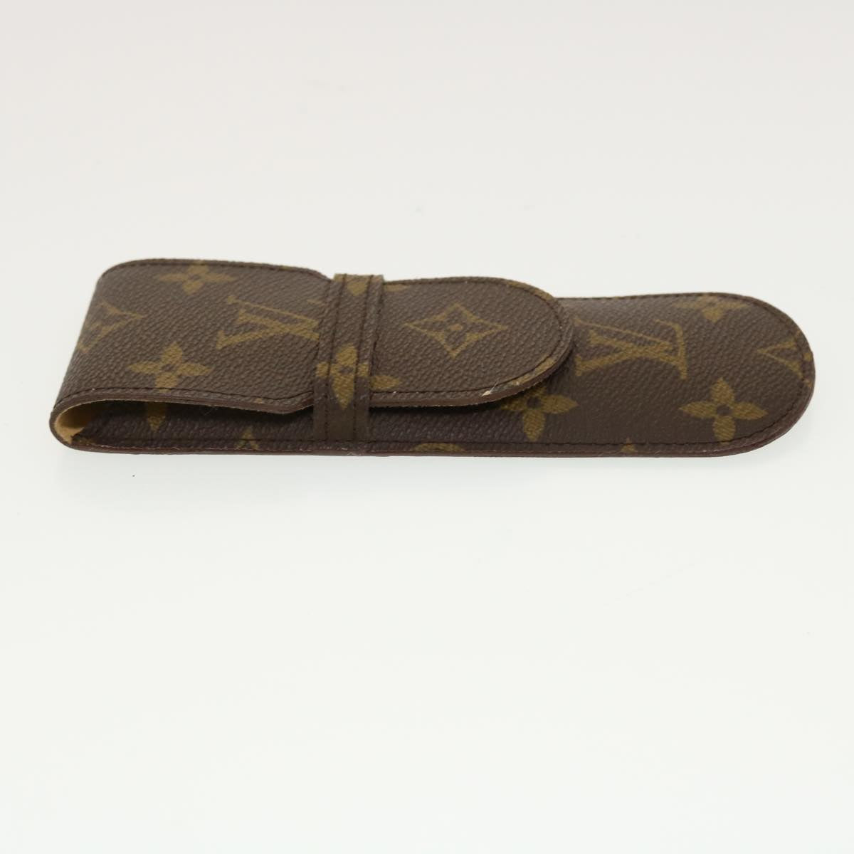 LOUIS VUITTON Monogram Etui Stilo Pen Case M62990 LV Auth 41070