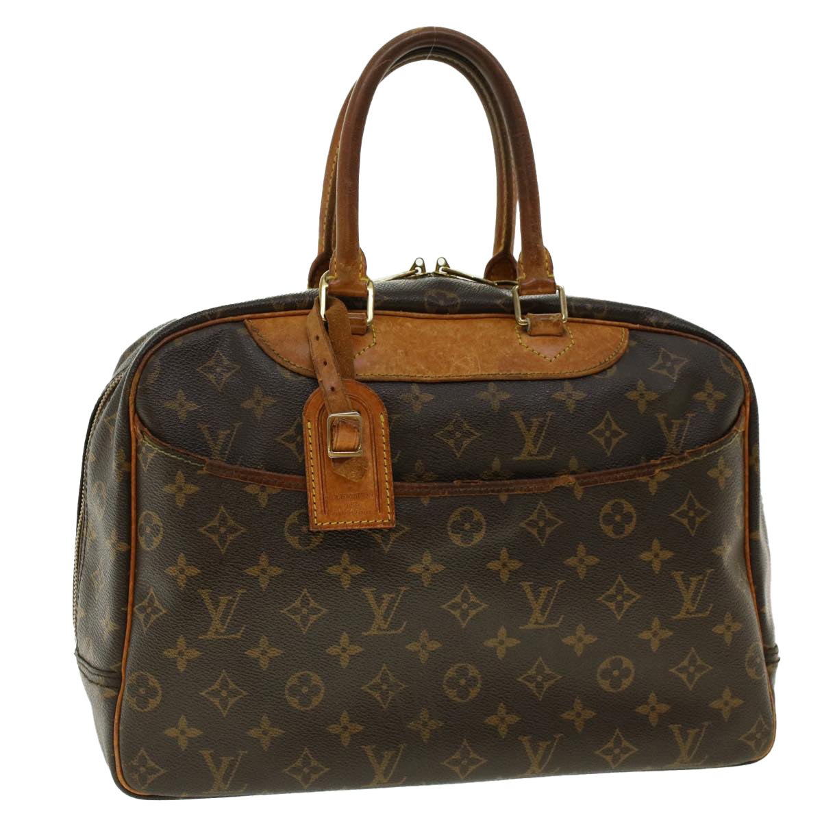 LOUIS VUITTON Monogram Deauville Hand Bag M47270 LV Auth 41073