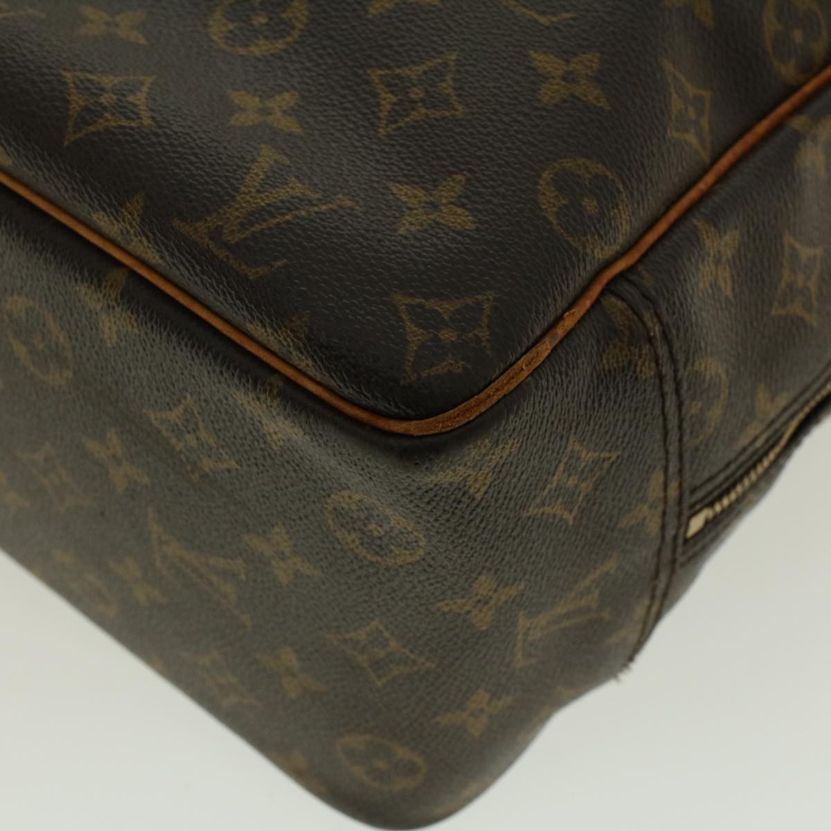 LOUIS VUITTON Monogram Deauville Hand Bag M47270 LV Auth 41073