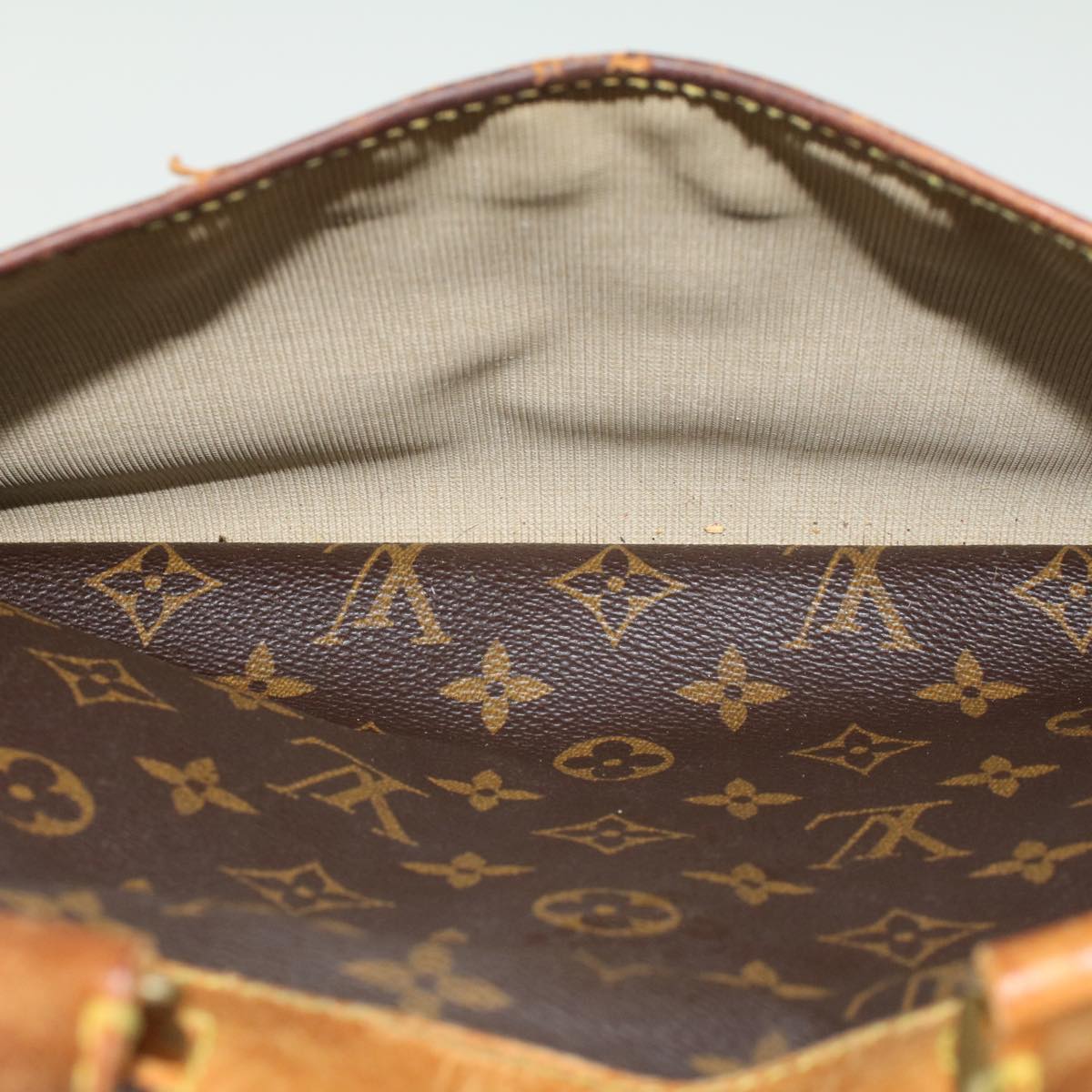 LOUIS VUITTON Monogram Deauville Hand Bag M47270 LV Auth 41073